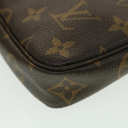 Louis Vuitton  Monogram T&B Mini Pochette Accessoires Pouch M60153 LV Auth ki2818