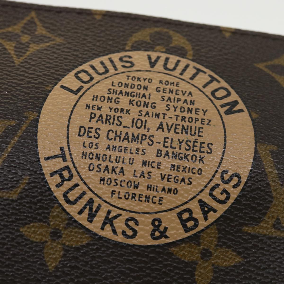 Louis Vuitton  Monogram T&B Mini Pochette Accessoires Pouch M60153 LV Auth ki2818