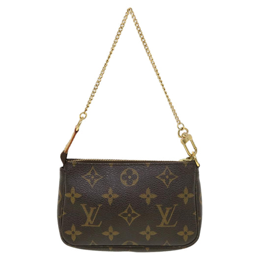 Louis Vuitton  Monogram T&B Mini Pochette Accessoires Pouch M60153 LV Auth ki2818