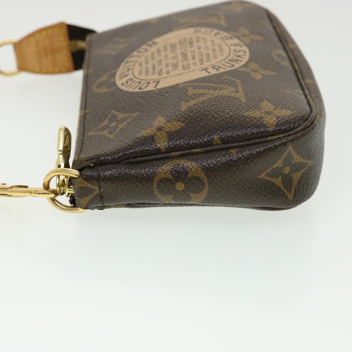 Louis Vuitton  Monogram T&B Mini Pochette Accessoires Pouch M60153 LV Auth ki2818