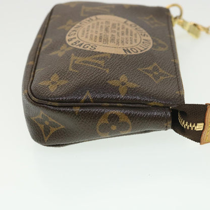 Louis Vuitton  Monogram T&B Mini Pochette Accessoires Pouch M60153 LV Auth ki2818