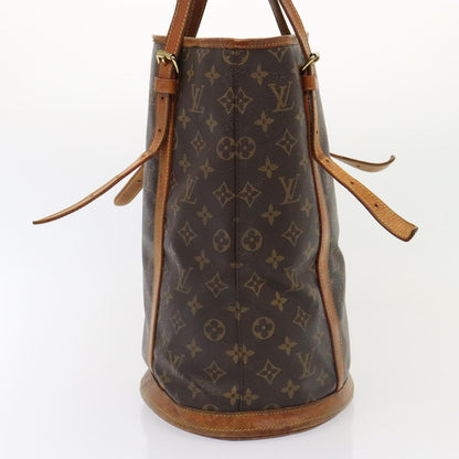 LOUIS VUITTON Monogram Bucket GM Shoulder Bag M42236 LV Auth ki4814