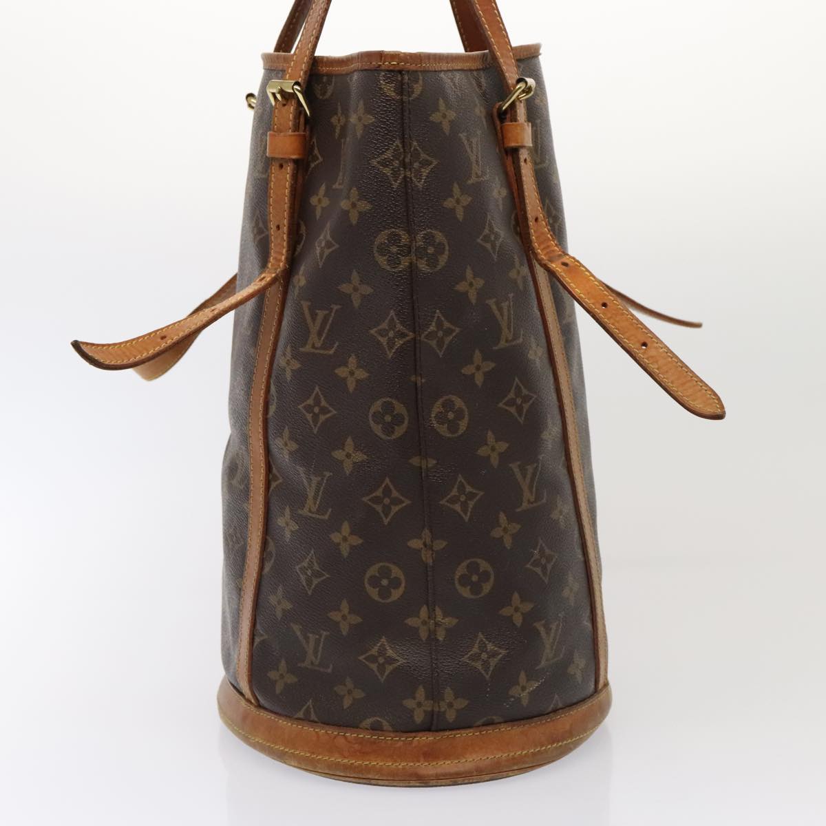 LOUIS VUITTON Monogram Bucket GM Shoulder Bag M42236 LV Auth ki4814