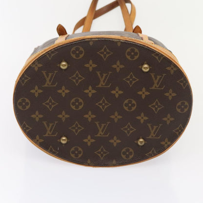 LOUIS VUITTON Monogram Bucket GM Shoulder Bag M42236 LV Auth ki4816