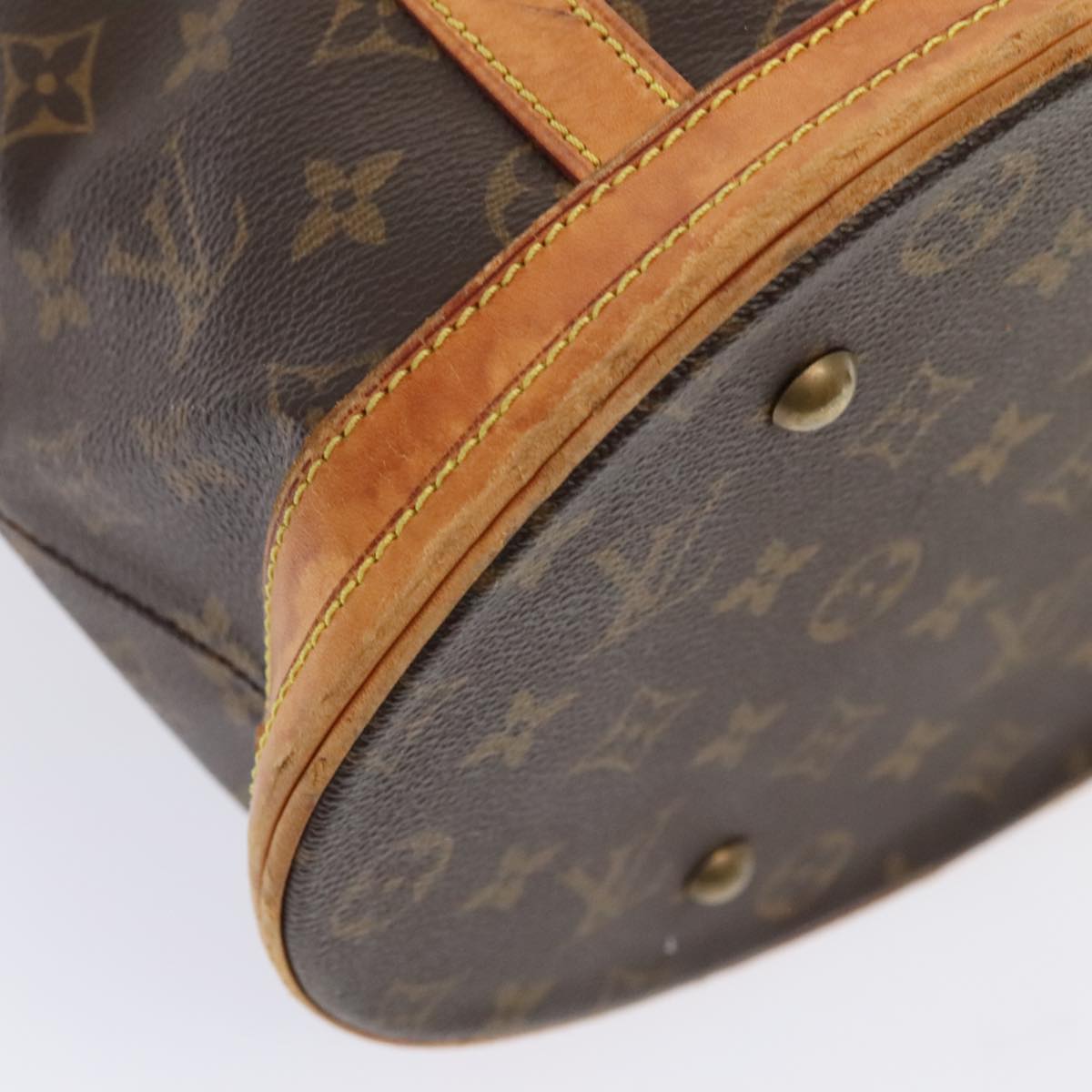 LOUIS VUITTON Monogram Bucket GM Shoulder Bag M42236 LV Auth ki4816