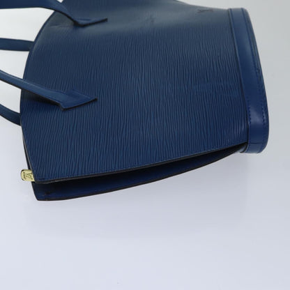 LOUIS VUITTON Epi Saint Jacques Shoulder Bag Blue M52275 LV Auth ki4902