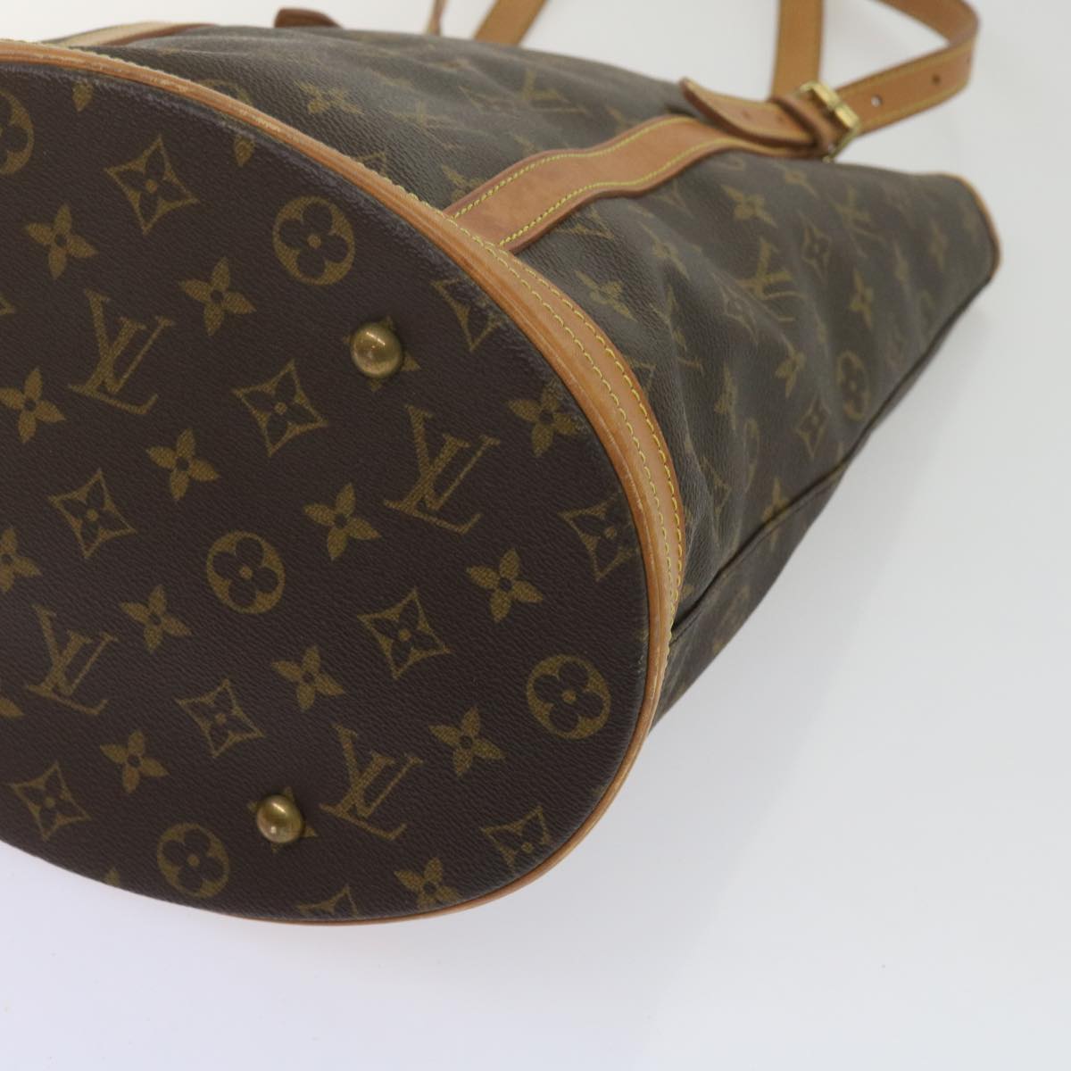 LOUIS VUITTON Monogram Bucket GM Shoulder Bag M42236 LV Auth kk205