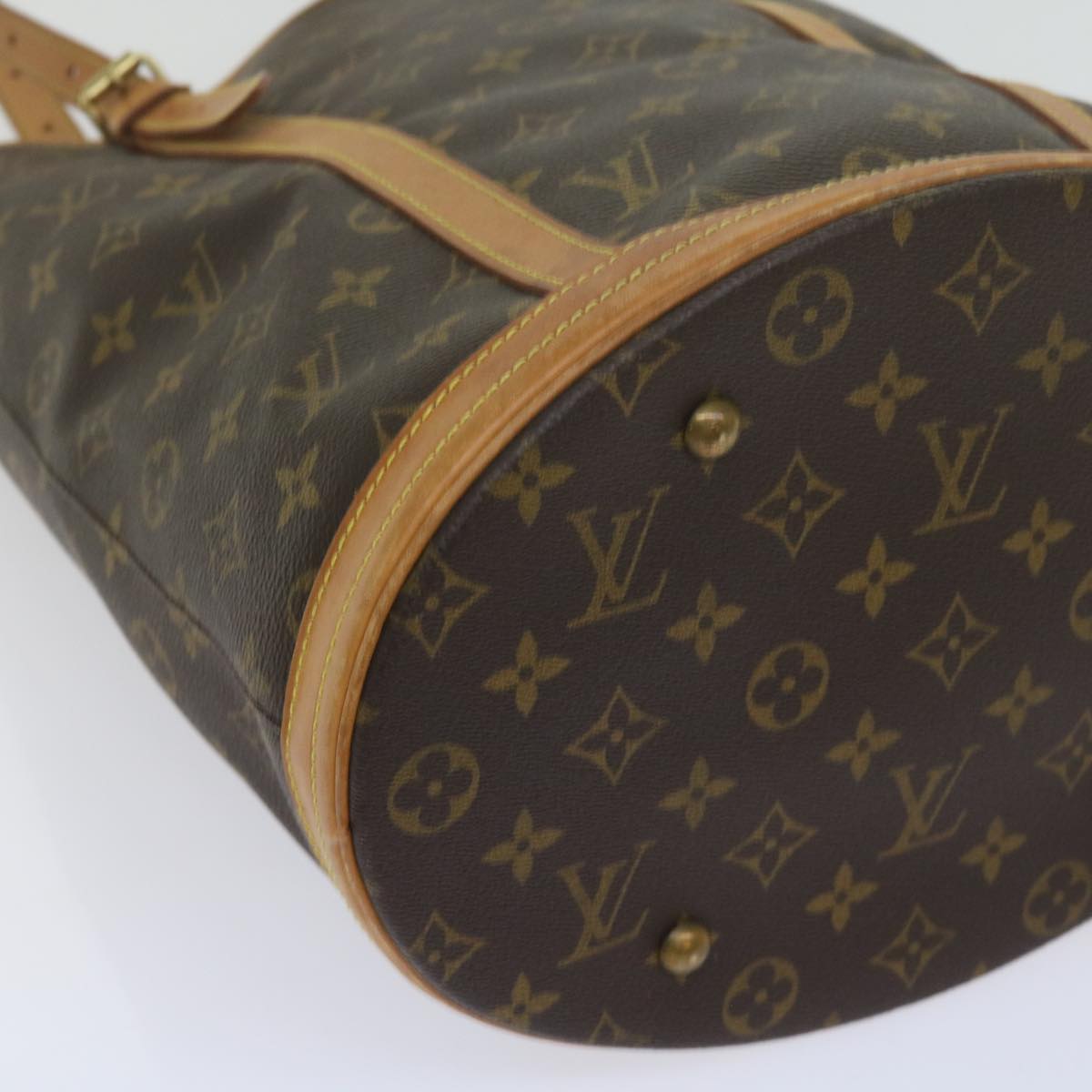 LOUIS VUITTON Monogram Bucket GM Shoulder Bag M42236 LV Auth kk205