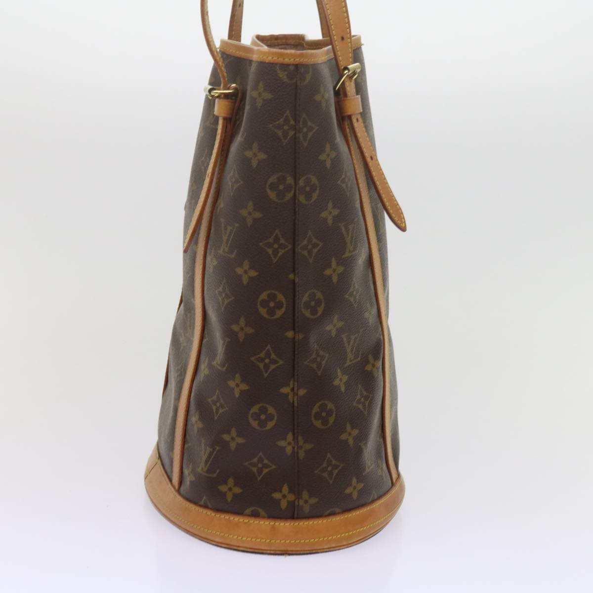 LOUIS VUITTON Monogram Bucket GM Shoulder Bag M42236 LV Auth kk205