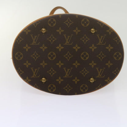 LOUIS VUITTON Monogram Bucket GM Shoulder Bag M42236 LV Auth kk205