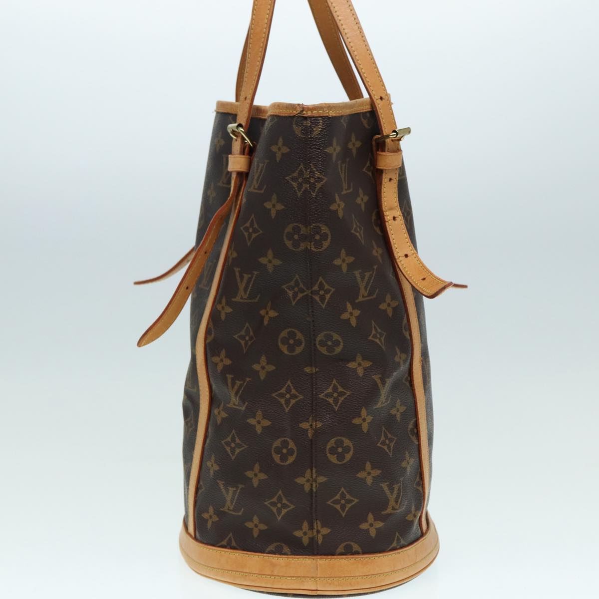 LOUIS VUITTON Monogram Bucket GM Shoulder Bag M42236 LV Auth kk296