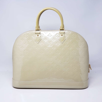 Louis Vuitton Alma GM Vernis Hand Bag