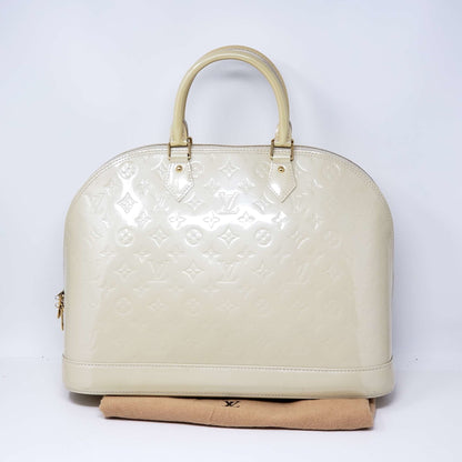 Louis Vuitton Alma GM Vernis Hand Bag