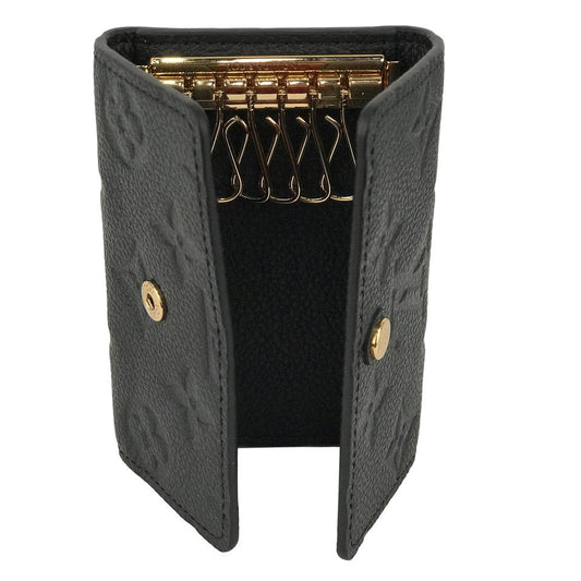 Black Leather Key Holder Wallet ( Pre Owned)