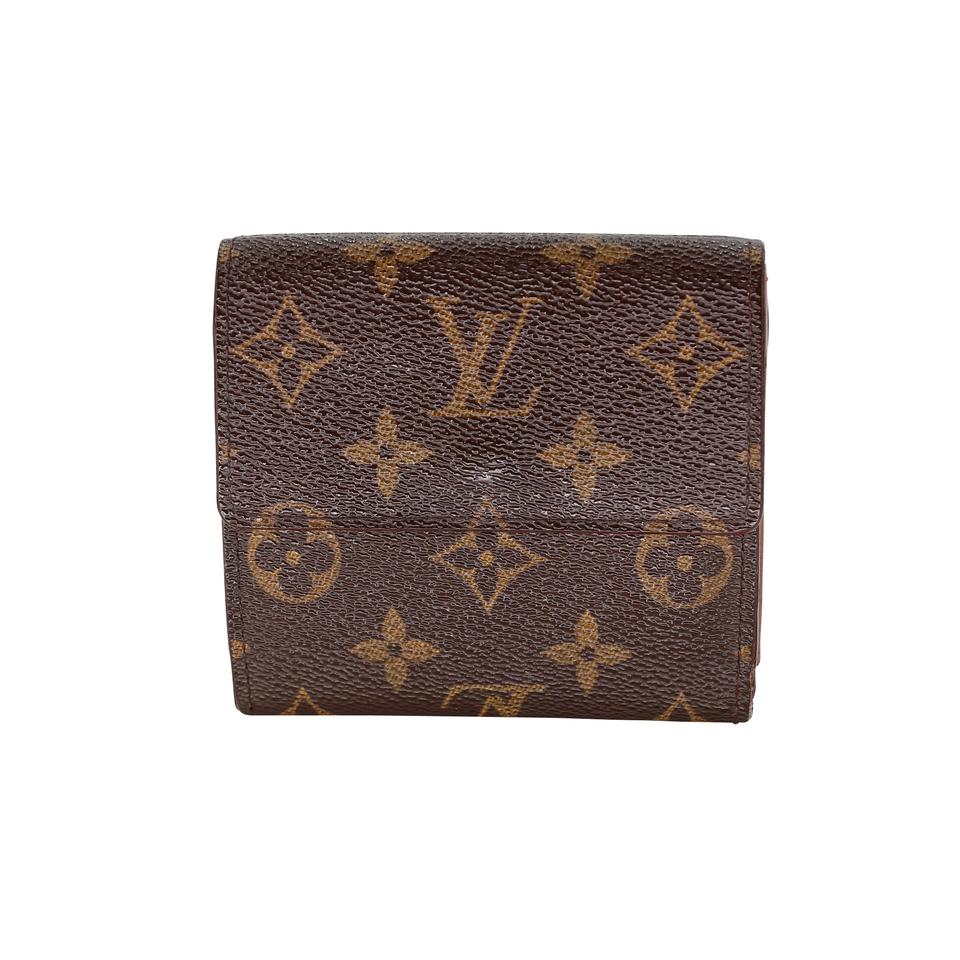 Louis Vuitton Elise Double Sided Compact French Wallet LV-1203P-0008