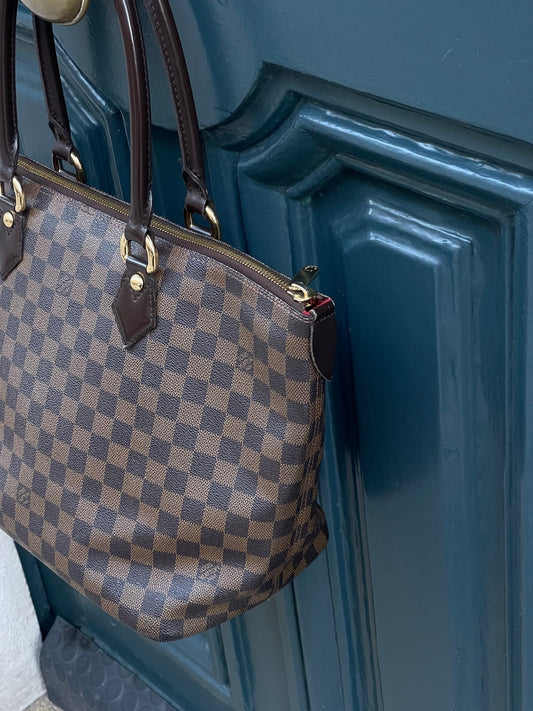 Louis Vuitton - cabas saleya damier ébène