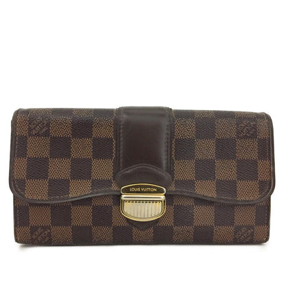 Louis Vuitton Damier Portefeiulle Sistina Long Bifold Wallet