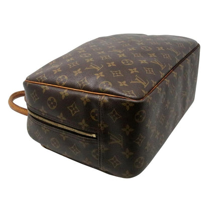 Louis Vuitton Deauville Monogram Canvas Boston Shoulder Bag LV-0225N-0051