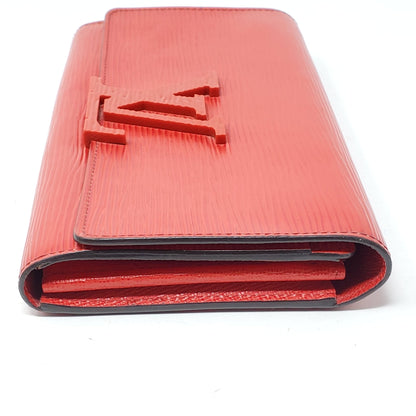 Louis Vuitton Epi Leather Red Bifold Wallet