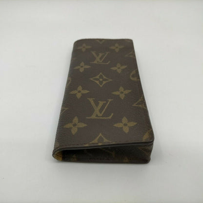 Louis Vuitton Eye Glasses Case Etui Lunette Monogram Wallet