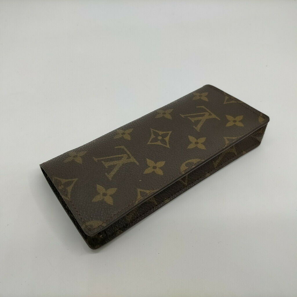 Louis Vuitton Eye Glasses Case Etui Lunette Monogram Wallet