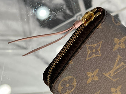 LOUIS VUITTON MONOGRAM CLÉMENCE WALLET ROSE BALLERINE