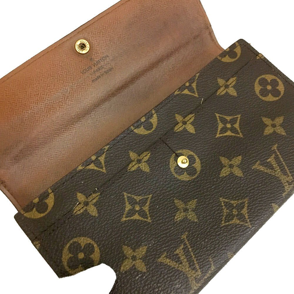 Louis Vuitton Monogram Portefeiulle Sarah Long Bifold Wallet