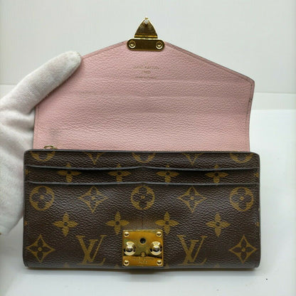 Louis Vuitton Pallas Pink Monogram Bifold Wallet