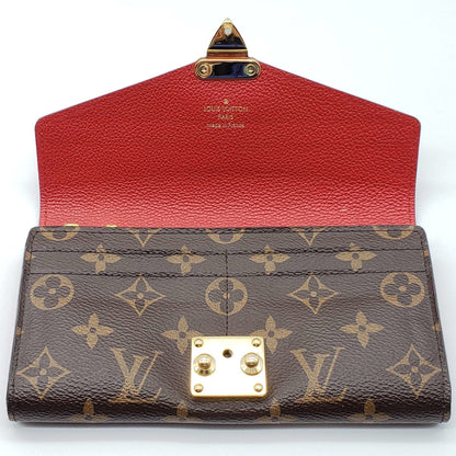 Louis Vuitton Pallas Red Bifold Wallet