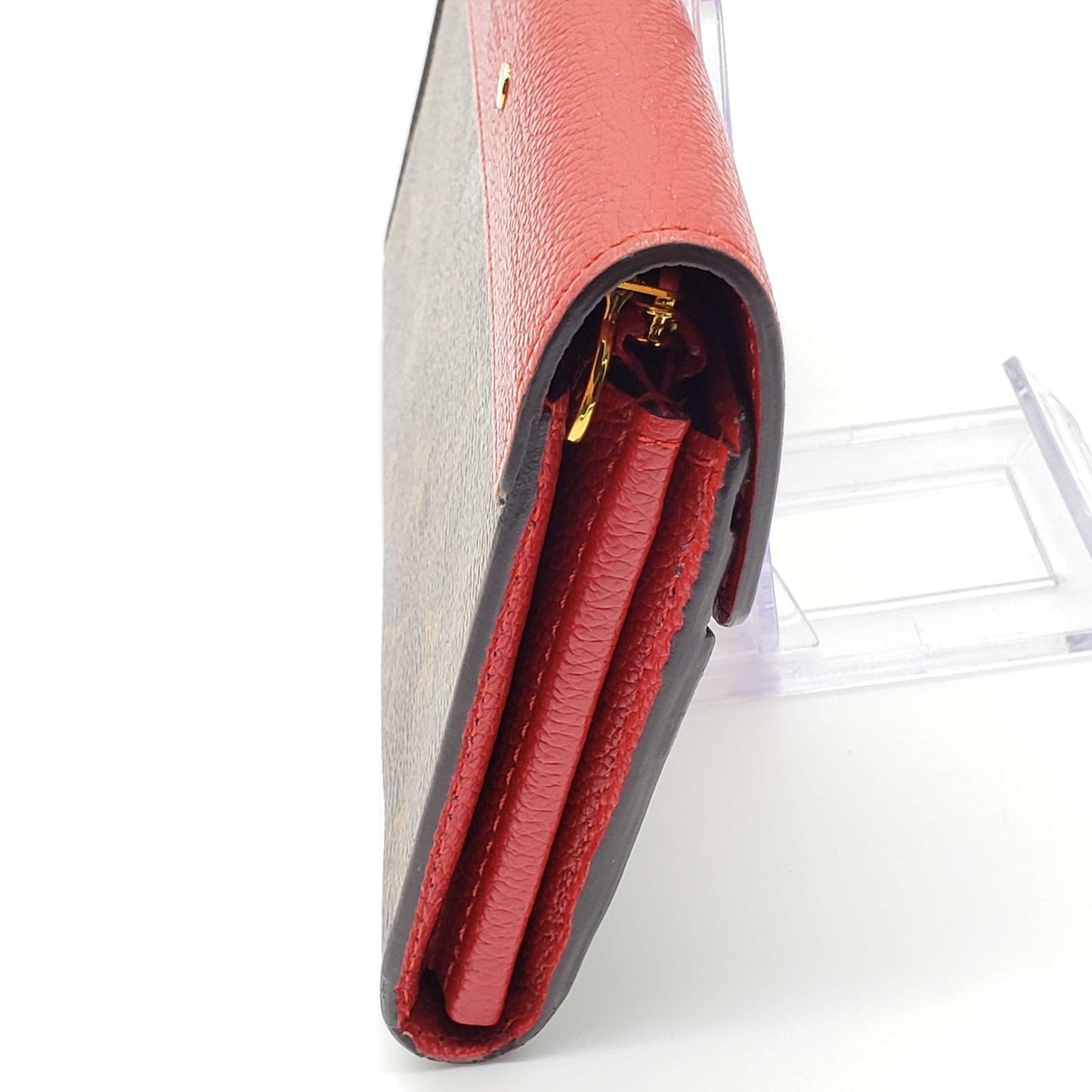 Louis Vuitton Pallas Red Bifold Wallet