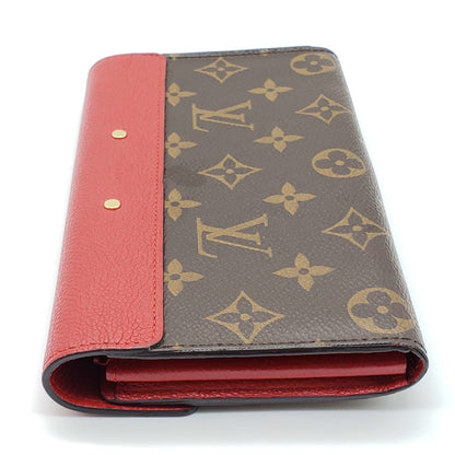 Louis Vuitton Pallas Red Bifold Wallet