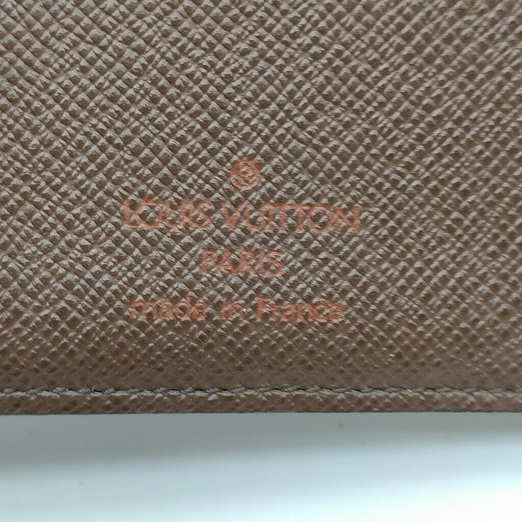 Louis Vuitton Porte Valeurs Cartes Credit Damier Ebene Wallet