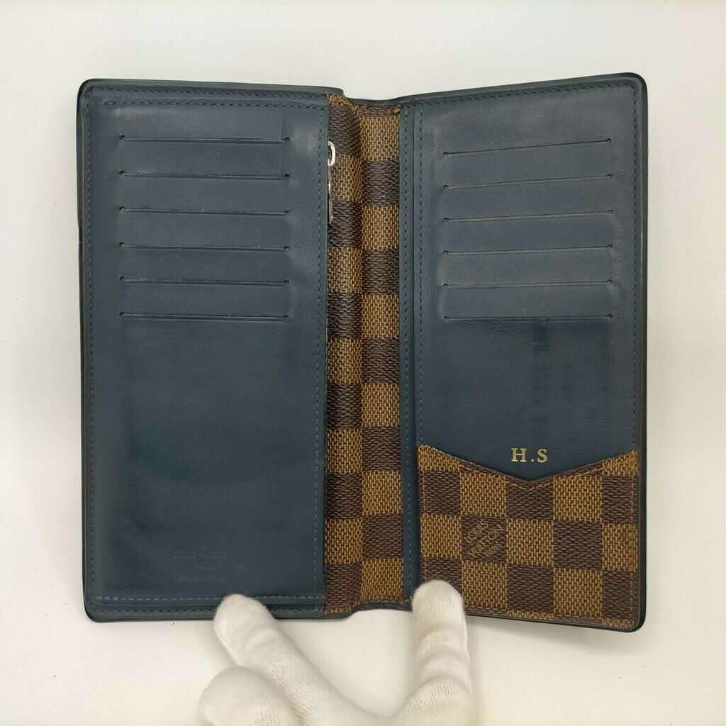 Louis Vuitton Portefeuille Brazza Damier Ebene Long Wallet