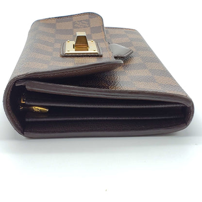 Louis Vuitton RoseBerry Damier Ebene Wallet/Clutch