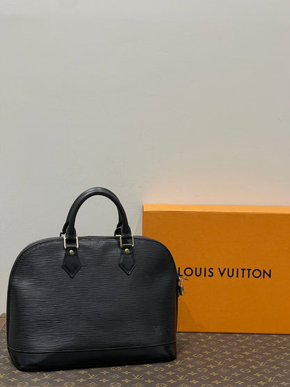 Louis Vuitton - Sac Alma MM noir épi