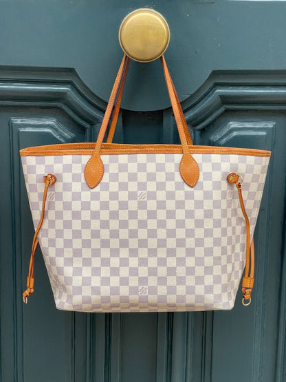 Louis Vuitton - Sac Neverfull MM damier azur