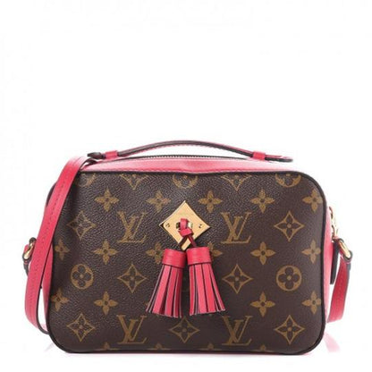 Louis Vuitton Saintonge Freesia Pink Monogram Canvas Shoulder Bag