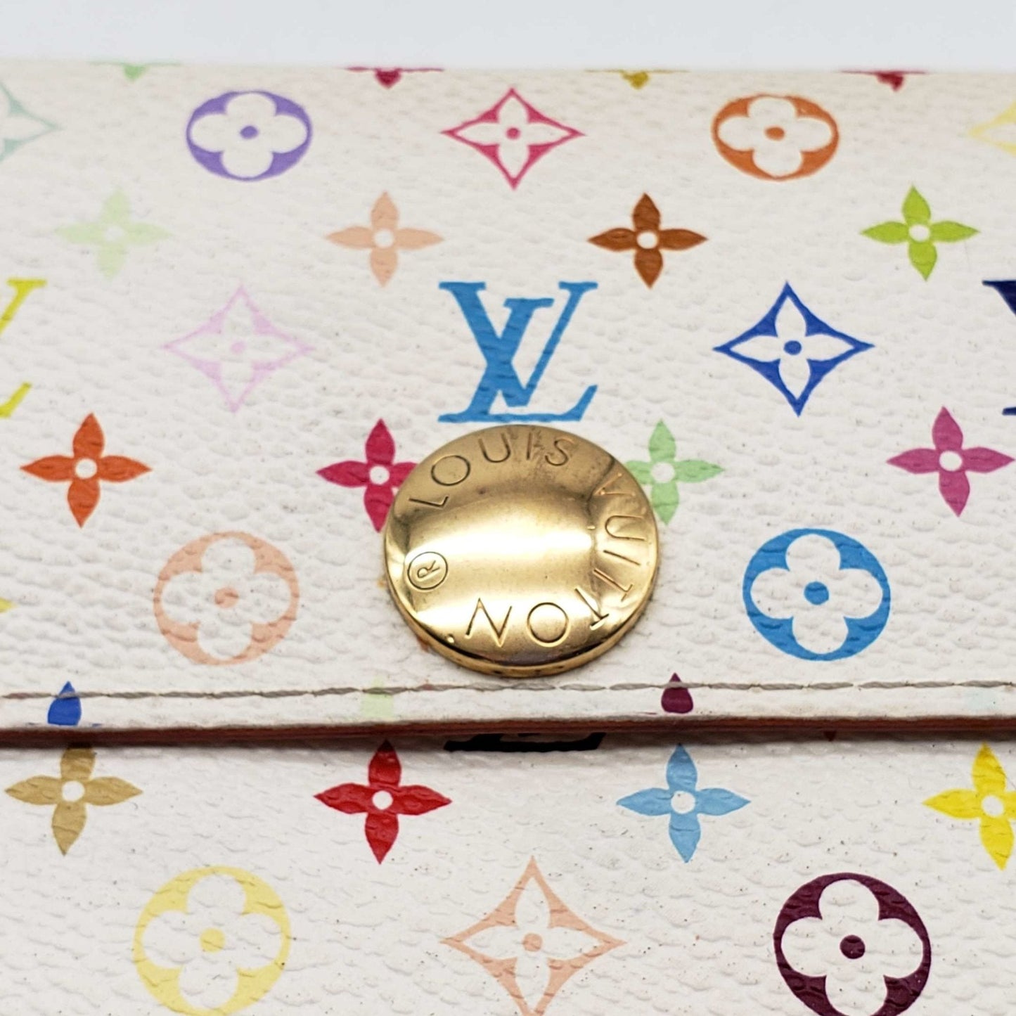 Louis Vuitton Sarah Multicolor Bifold Monogram Wallet