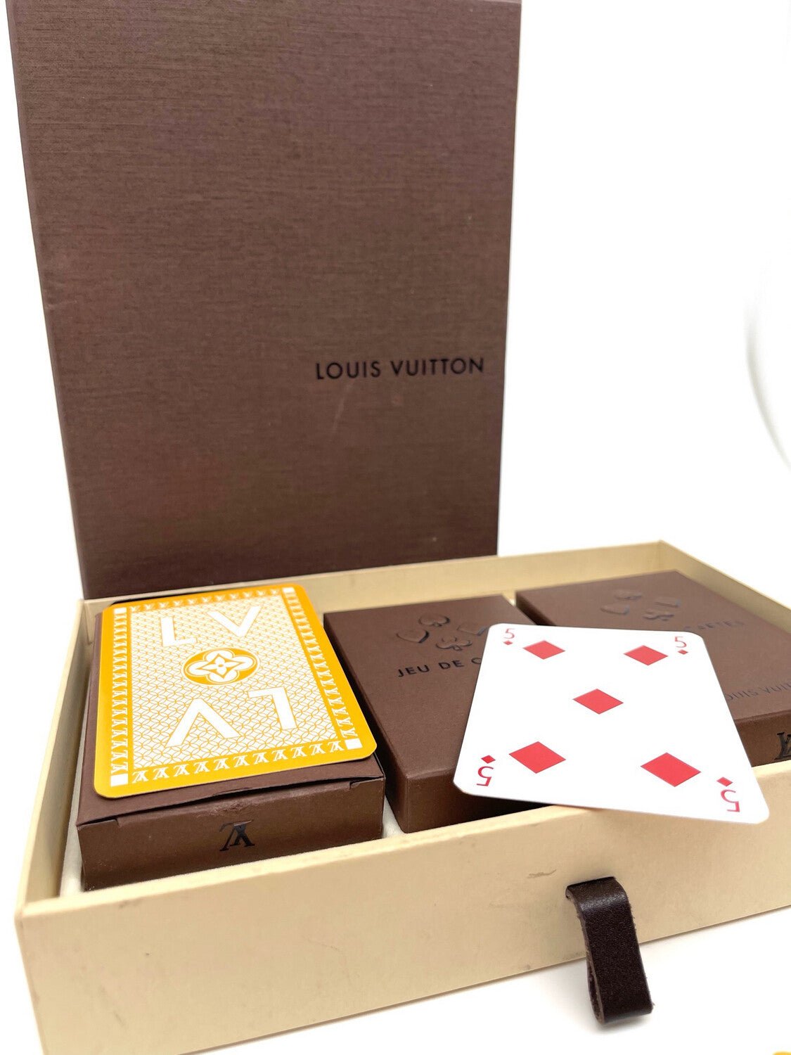 Louis Vuitton - Set de 3 paquets de jeux de cartes