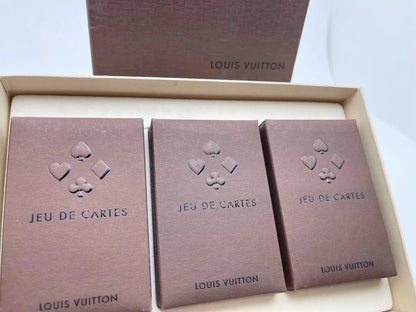 Louis Vuitton - Set de 3 paquets de jeux de cartes