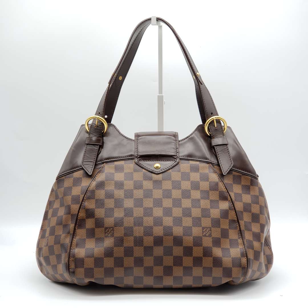 Louis Vuitton Sistina GM Damier Ebene Shoulder Bag