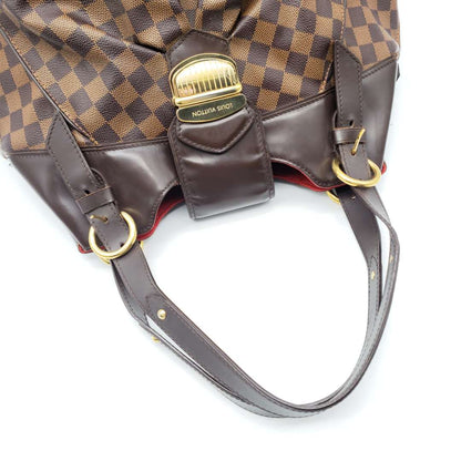 Louis Vuitton Sistina GM Damier Ebene Shoulder Bag