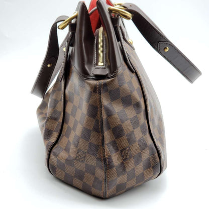 Louis Vuitton Sistina GM Damier Ebene Shoulder Bag