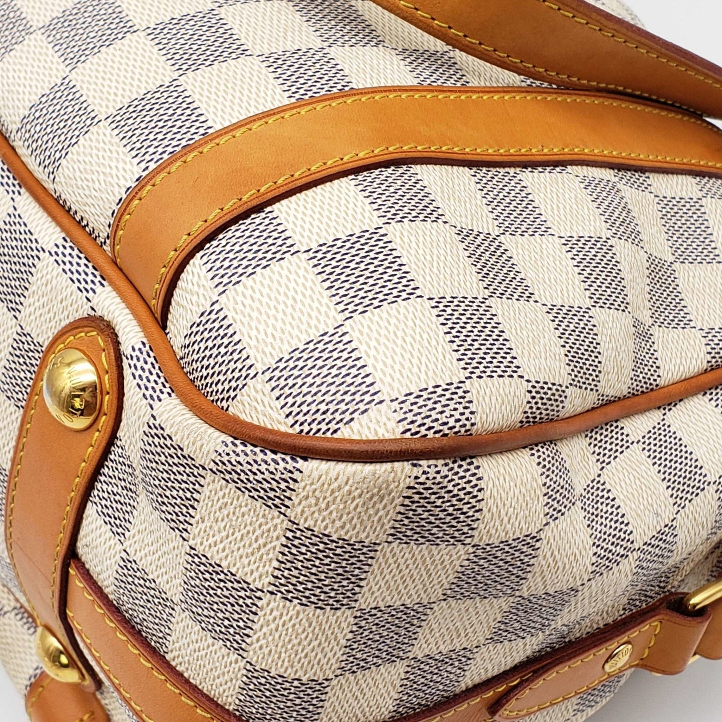 Louis Vuitton Stresa GM White Damier Azur Shoulder Bag