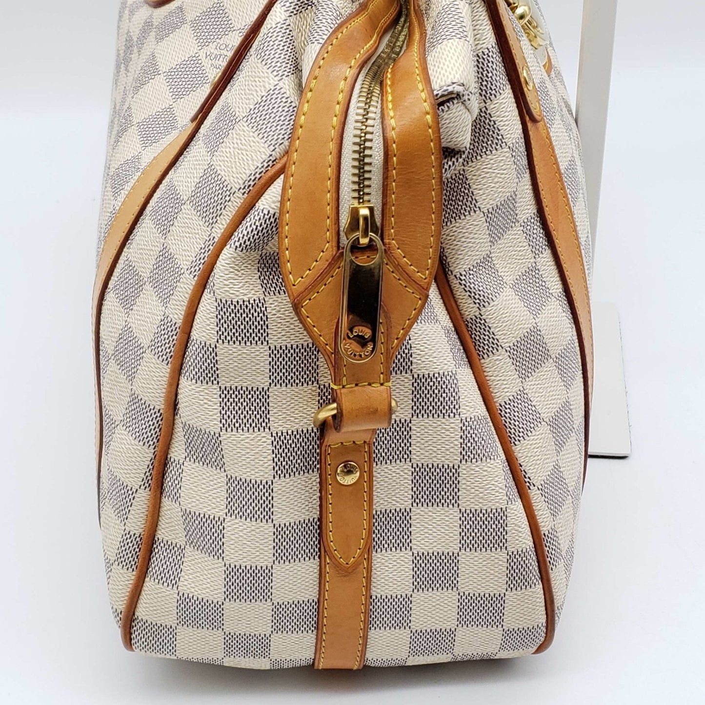 Louis Vuitton Stresa GM White Damier Azur Shoulder Bag