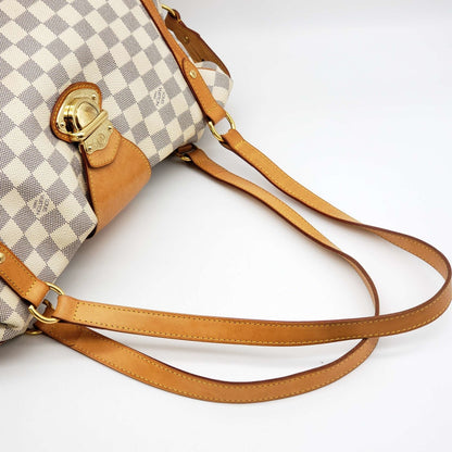 Louis Vuitton Stresa GM White Damier Azur Shoulder Bag