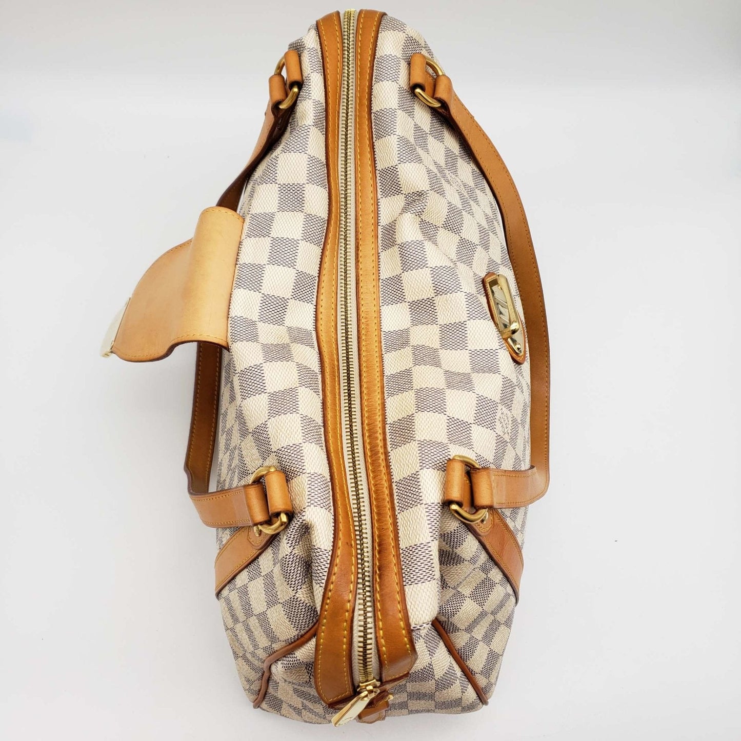 Louis Vuitton Stresa GM White Damier Azur Shoulder Bag