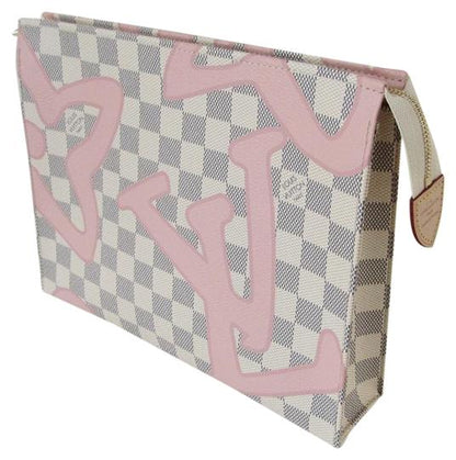 Louis Vuitton Toiletry Pouch 26 Damier Azur Canvas