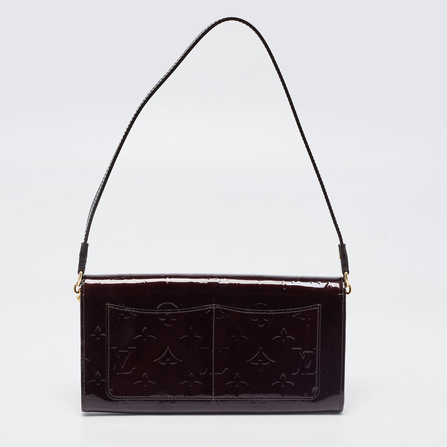 LOUIS VUITTON Amarante Monogram Vernis Rossmore MM Bag