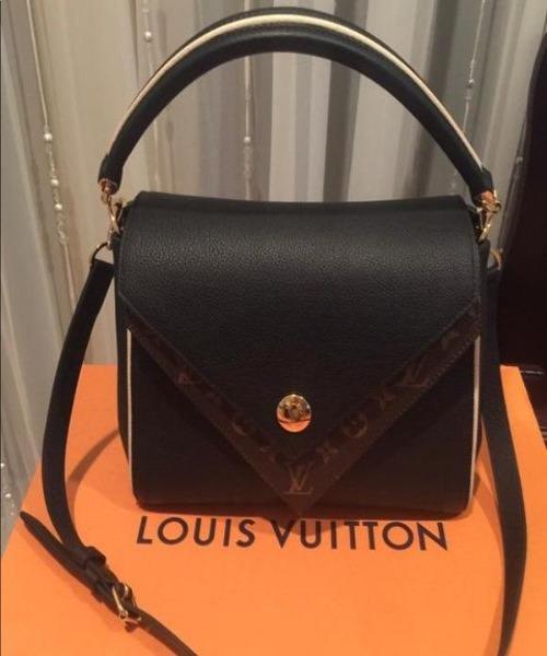 Louis Vuitton Double V Handbag Noir